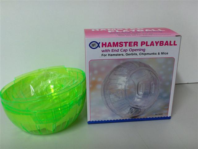 MOUSE PLAY BALL W/ END CAP OPENING 17.5cm DIA. MOUSE PLAY BALL W/ END CAP OPENING 17.5cm DIA.